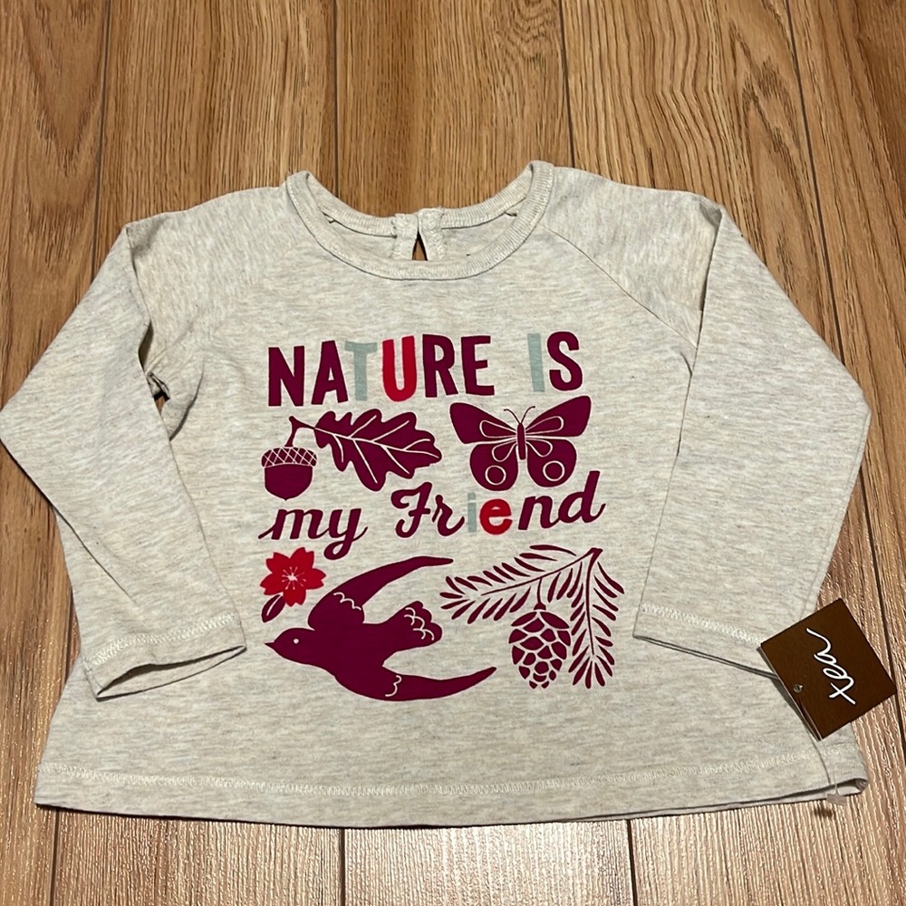 New with tag Size 6-12M Tea Collection Long Sleeve